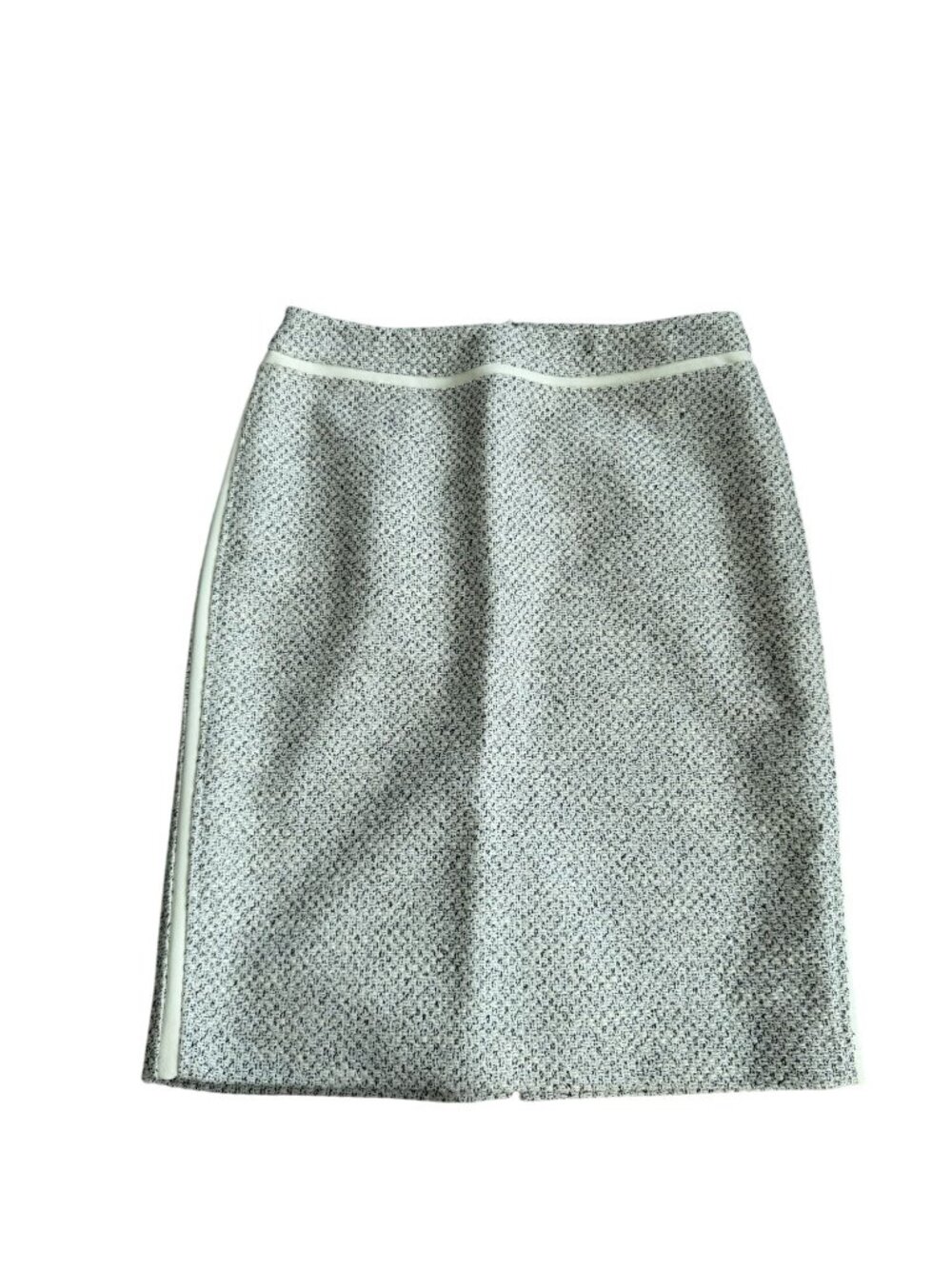 WHITE HOUSE BLACK MARKET White Gray Pencil Skirt Size 0